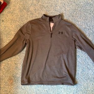 XL Grey Quarter Zip Sweater